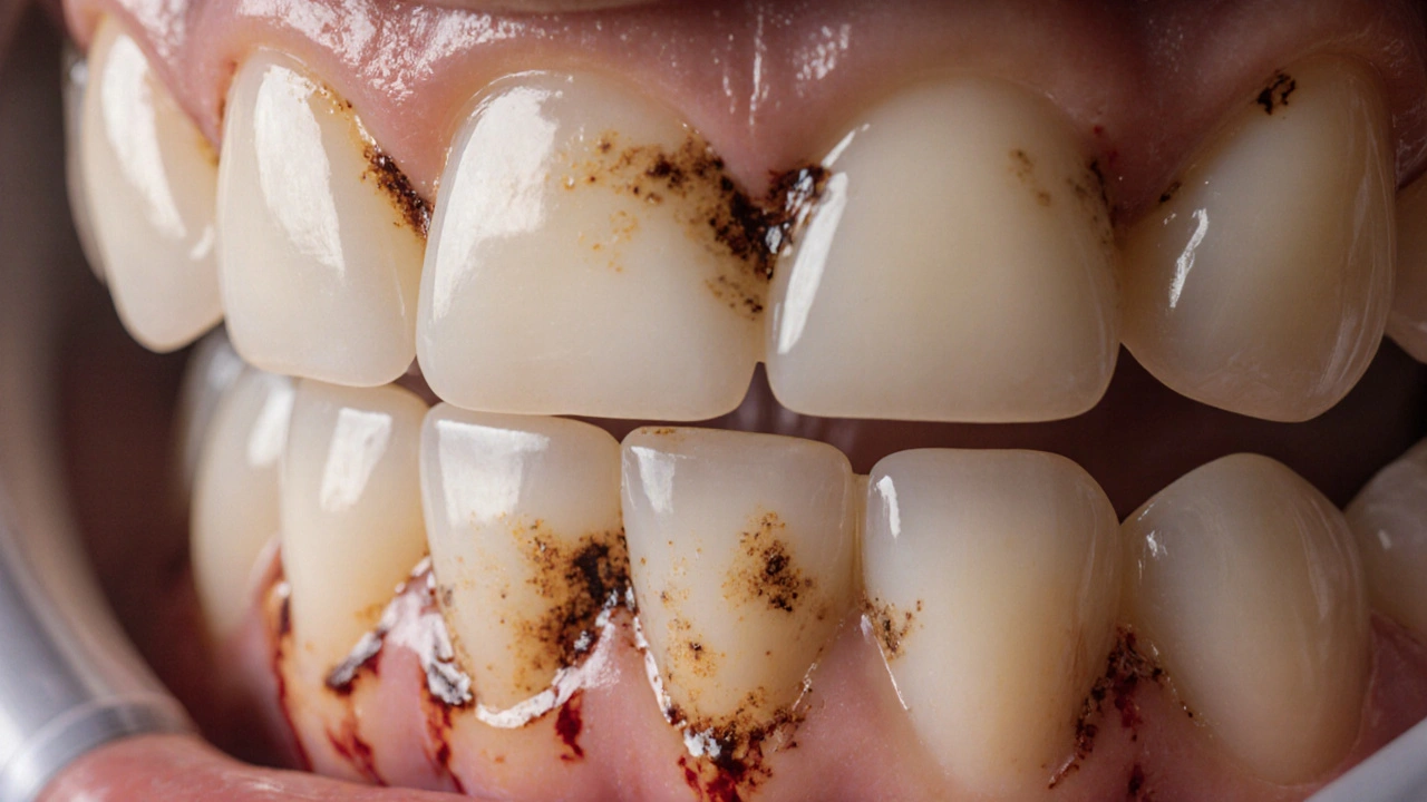 Jak poznám, že mám zubní kámen? Příznaky a co s tím dělat