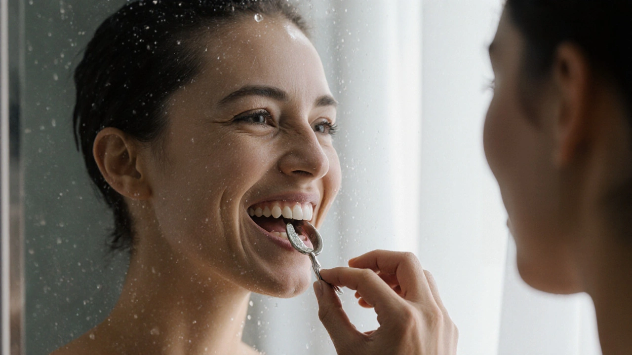 Dentální zrcátko: Jak ho používat pro kontrolu zubního plaku