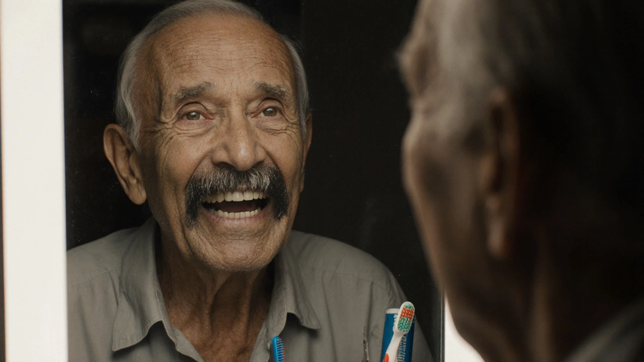 Jak černý zubní kámen ovlivňuje zdraví zubů u starších lidí