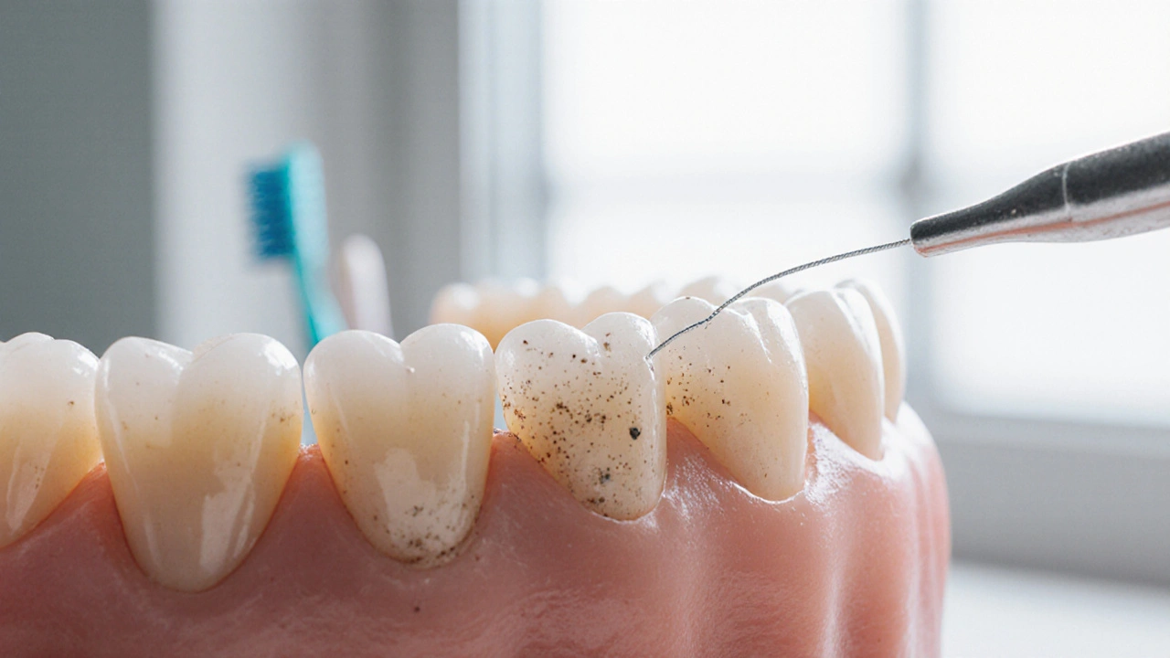 Jak čistit zuby pod můstkem: průvodce čištěním a prevencí kámen a zánětů