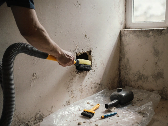 Jak opravit díry v omítce krok za krokem