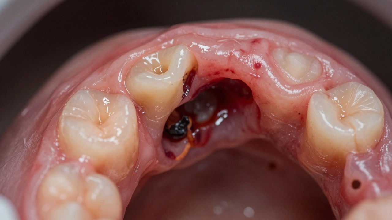 Jak vypadá zánět po vytržení zubů - příznaky, co dělat a kdy k lékaři