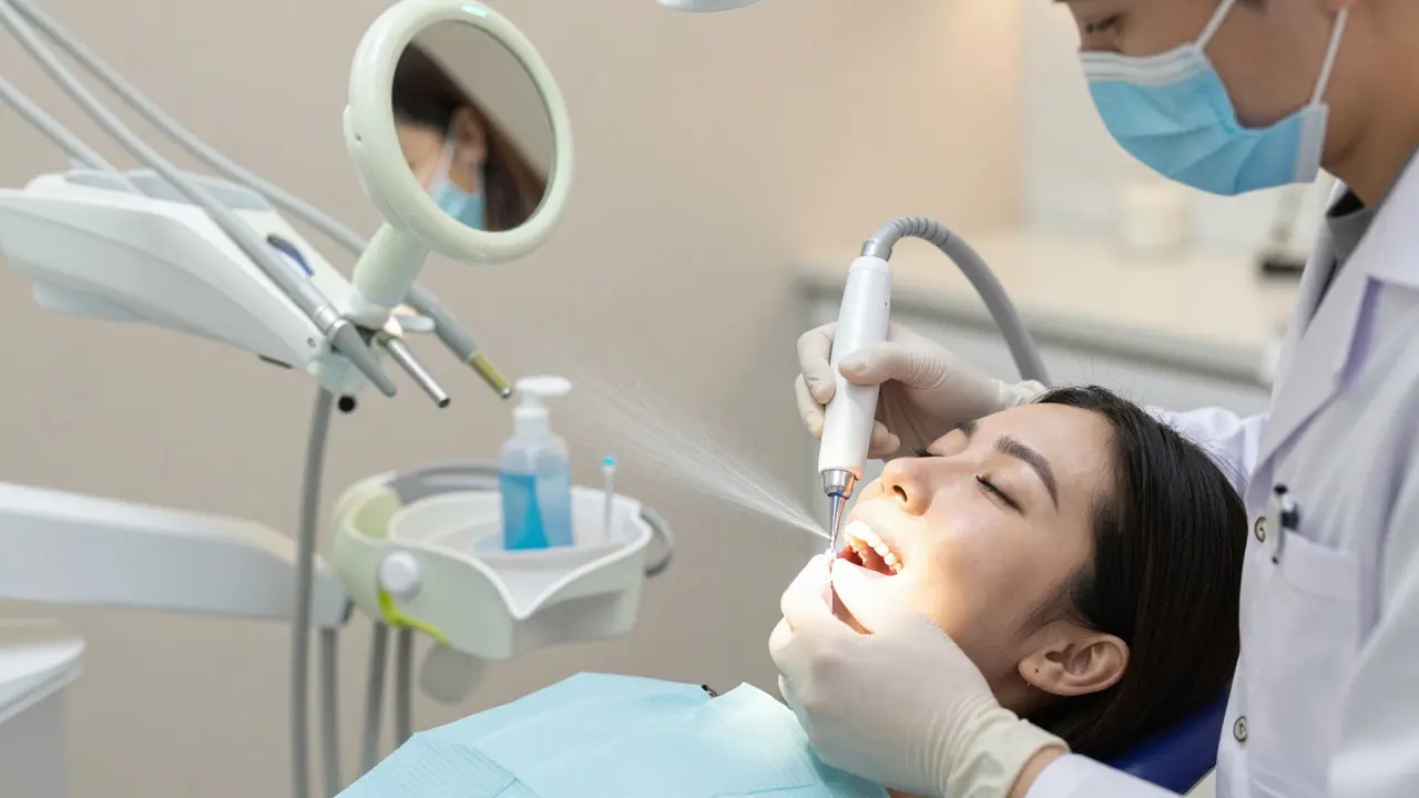 Pískování zubů: Jaké jsou skutečné výhody a rizika?