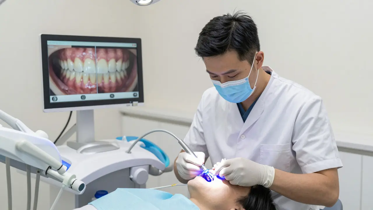 Kolik stojí všechny zuby? Všechno, co potřebujete vědět o ordinačním bělení zubů v roce 2026