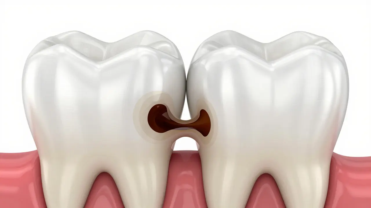 Jak vypadá mezizubní kaz a jak ho včas rozpoznat