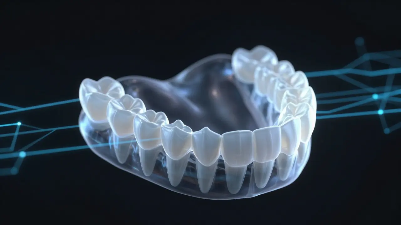 3D vizualizace pohybu zubů při ortodontické léčbě