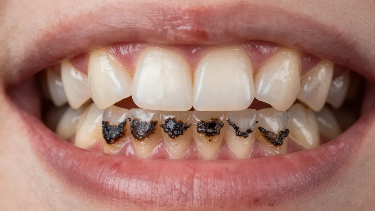 Jak černý zubní kámen ovlivňuje ústní hygienu a zdraví